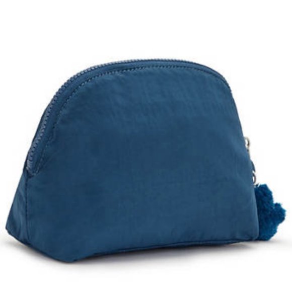 Kipling Zadok Night Teal Tonal Cosmetic Pencil Case Pouch Bag Accessory nwt - Picture 4 of 15